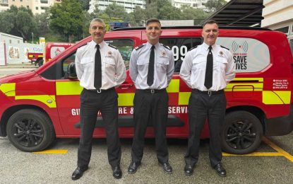 Ascenso en el Servicio de Bomberos y Rescate de Gibraltar
