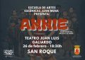 Este jueves, musical de Annie en el teatro Juan Luis Galiardo