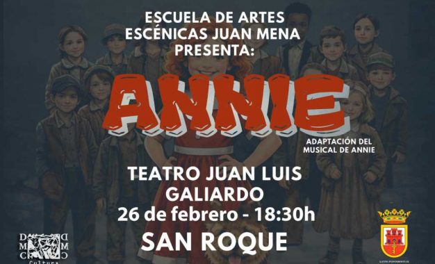 Este jueves, musical de Annie en el teatro Juan Luis Galiardo