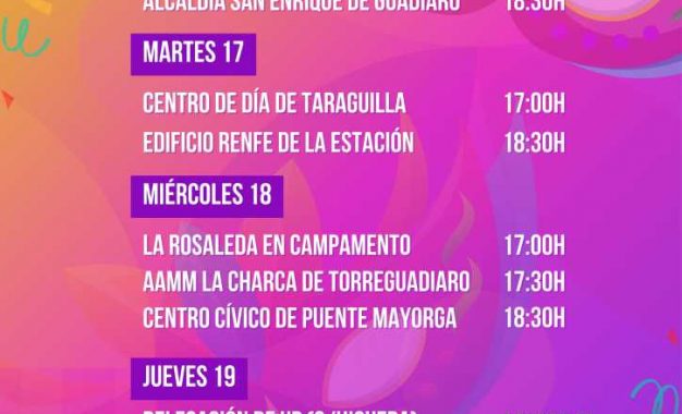 La semana que viene, talleres infantiles de Máscaras de Carnaval