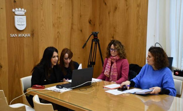 Reunión con las entidades que participarán en el III Salón de Formación y Empleo en San Roque.