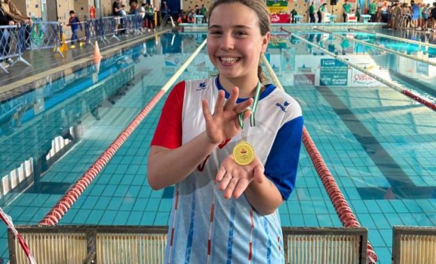 El Club Natación San Roque consigue un oro en el Trofeo del Puerto de Santa María