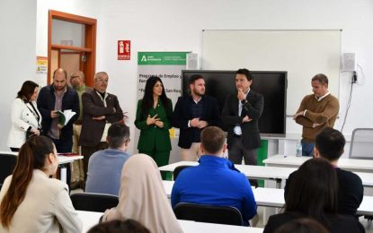 Visita a los primeros contratados a través del Programa Activa-T Joven