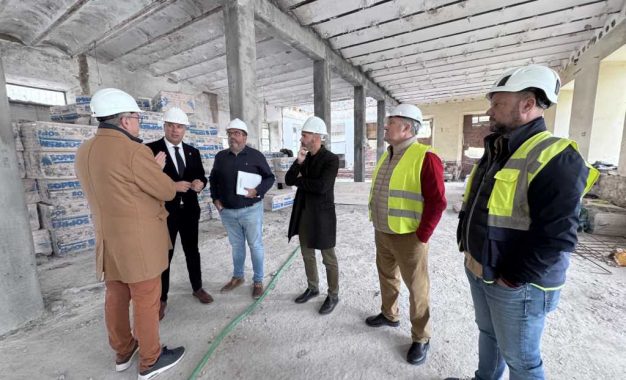 Visita a la obra del futuro Edificio Carmen Brú, que se destinará a dependencias municipales