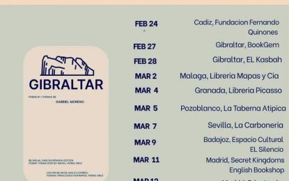  El poeta y músico Gabriel Moreno presenta en Madrid su libro de poemas ‘Gibraltar’
