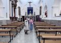 Visita a los trabajos de mantenimiento en la capilla de la Visitación