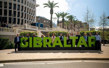  La GTB inaugura el nuevo letrero de ‘Gibraltar’ en Campion Park
