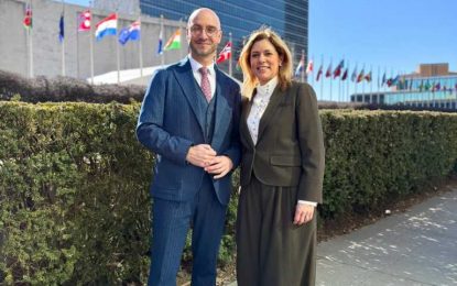 Los ministros Santos y Arias-Vásquez asisten a la Comisión de la  Condición Jurídica y Social de la Mujer de la ONU en Nueva York