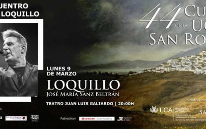 El 44 Cursos de la UCA se inician el lunes con un encuentro con Loquillo