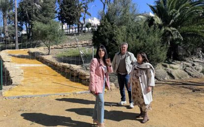 Visita a la renovación integral del parque canino de El Toril