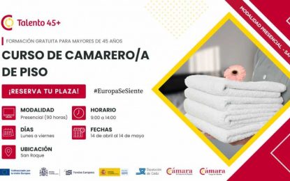 Comienza un curso de camarera de piso