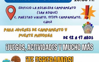 Inauguración, este viernes en Campamento, del espacio de ocio juvenil Bahía-Contigo