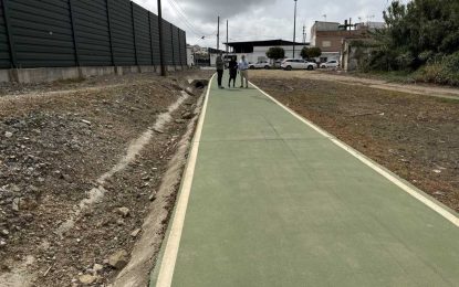 Instalarán farolas en la senda ciclable en la Estación