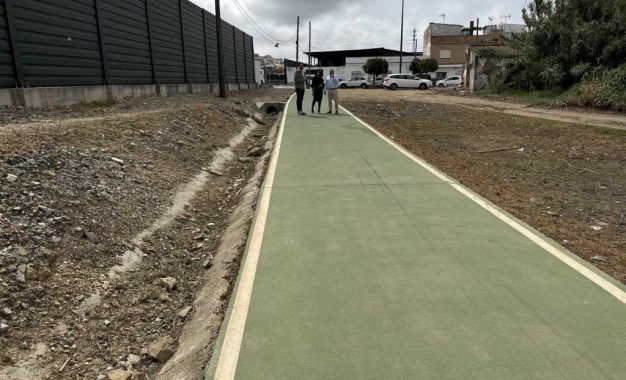 Instalarán farolas en la senda ciclable en la Estación
