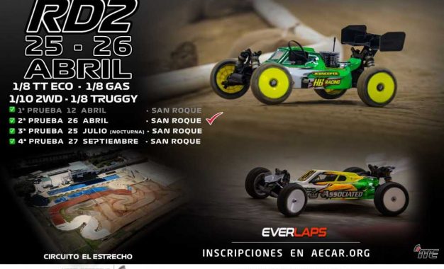 El Club Radiocontrol El Estrecho celebra su 2ª prueba del campeonato con un formato innovador