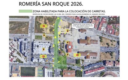 Policía Local realiza cortes de tráfico con motivo de la Romería