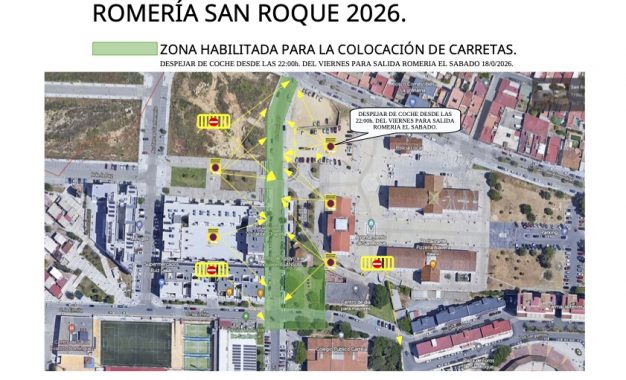 Policía Local realiza cortes de tráfico con motivo de la Romería