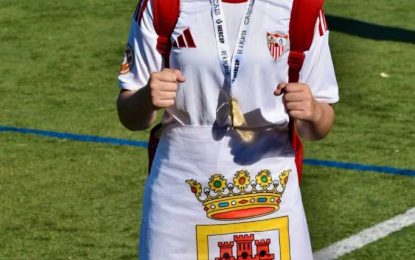 La jugadora sanroqueña Nadia Sánchez sigue imparable en su trayectoria con el Sevilla FC