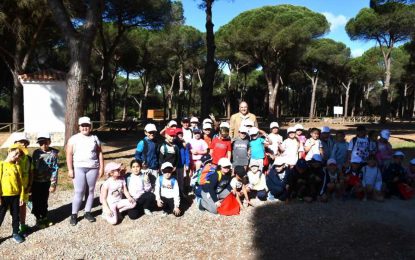 Estudiantes del CEIP Sagrado Corazón disfrutan de una jornada en el Pinar del Rey