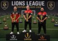 Carlos Cabeza, vencedor de la Lions League de Futbolchapas Campamento   