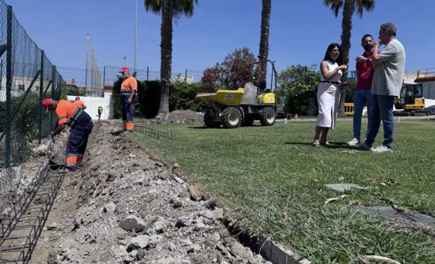 Obras y Servicios elimina barreras arquitectónicas en el CEIP Santa Rita