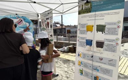 Se adelanta la campaña de educación ambiental en playas con la colaboración de los colegios
