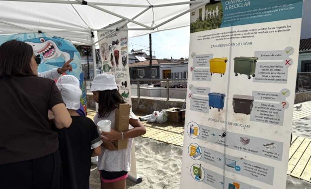 Se adelanta la campaña de educación ambiental en playas con la colaboración de los colegios