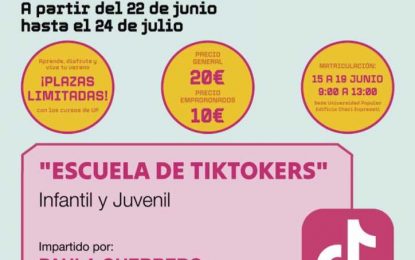 La UP ofrece tres talleres para llenar de contenido las primeras semanas del verano