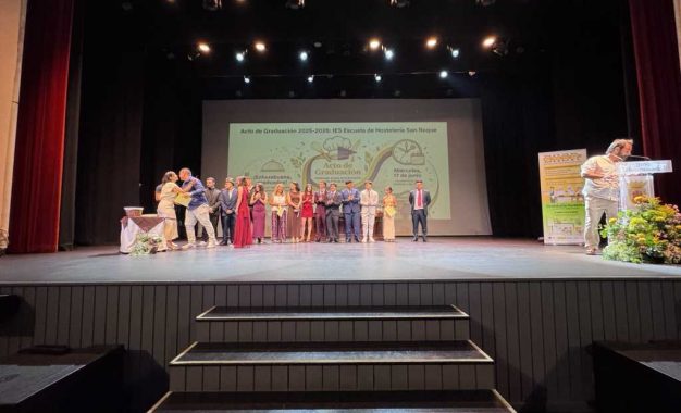 Celebrado el Acto de Graduación de la Escuela de Hostelería