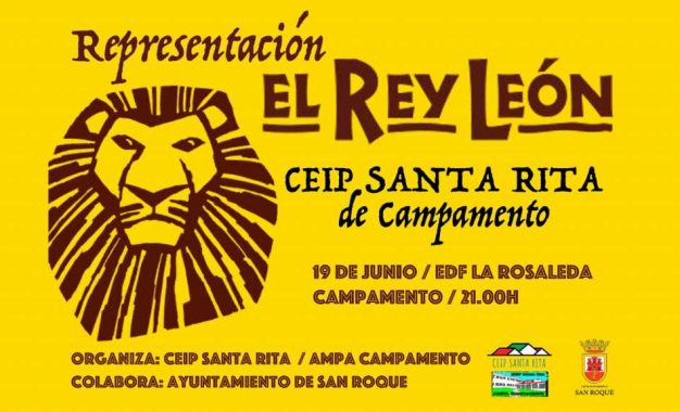 El alumnado del CEIP Santa Rita representará “El Rey León” en La Rosaleda