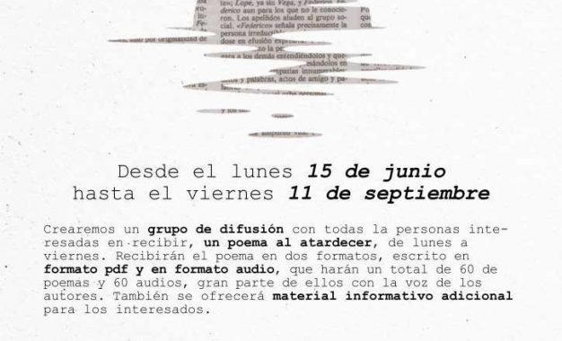 Este verano, Atardecer en Verso con la Red de Bibliotecas
