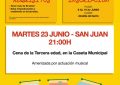Asuntos Sociales anima a inscribirse a las cenas de mayores, siendo la primera la de la Feria de Taraguilla