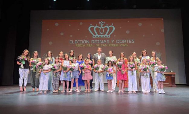 Esmeralda Catalina Villalta Jiménez y Carmen Ferrer Rodríguez, elegidas reina juvenil e infantil de la Feria Real de San Roque 2026