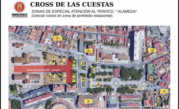 Cambios en la circulación por el celebración del X Cross de las Cuestas