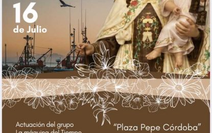 El Ayuntamiento colabora en el engalanamiento de Puente Mayorga por la Virgen del Carmen   