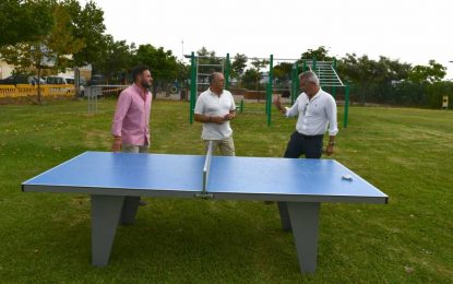 Deportes habilita una zona deportiva en un espacio verde de La Pólvora