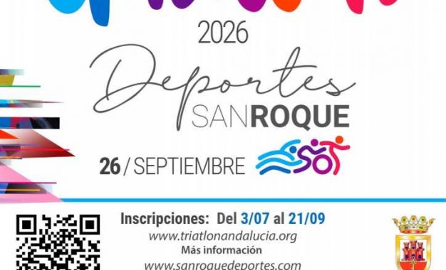 Abierto el plazo para participar en el XII Triatlón San Roque 2026
