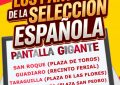 Además de la Plaza de Toros, se podrá seguir la final del Mundial en Puente, Taraguilla y Guadiaro   