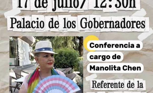 La conferencia de Manolita Chen, acto estelar del Orgullo LGTBIQ+ de San Roque 2026