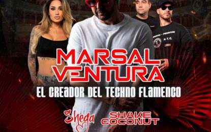 Este sábado, concierto “Electro Flamenco”, con Marsal Ventura, Dj Shega y Shake Coconut