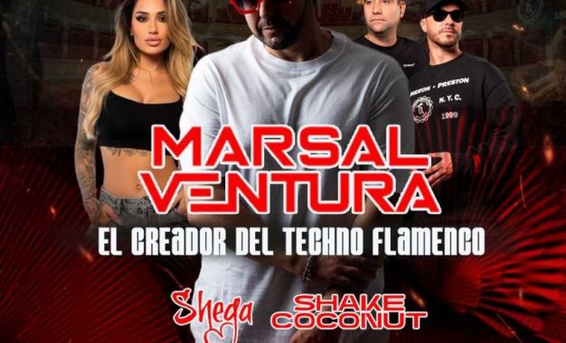 Este sábado, concierto “Electro Flamenco”, con Marsal Ventura, Dj Shega y Shake Coconut