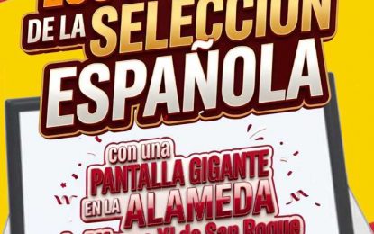 Pantalla gigante en la Plaza de Toros para vivir la semifinal Francia-España