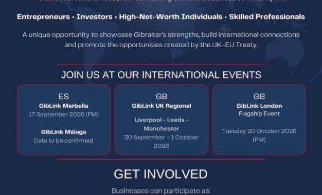 Manifestaciones de interés para GibLink, la gira empresarial  internacional de Gibraltar