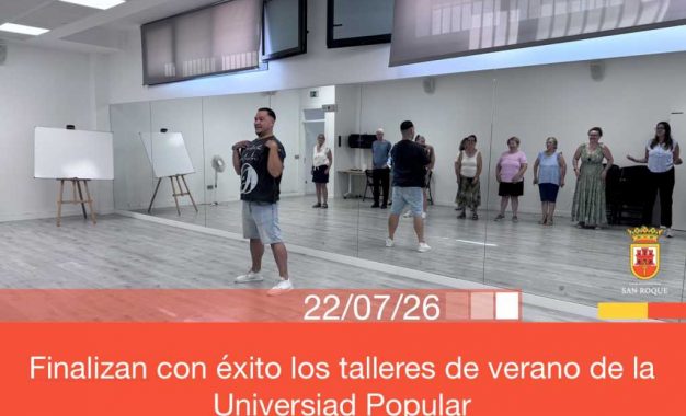 Finalizan con éxito los talleres de verano de la Universidad Popular de San Roque