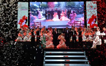 Coronadas Esmeralda Catarina Villalta y Carmen Ferrer Rodríguez para dar inicio a la Feria Real de San Roque 2026