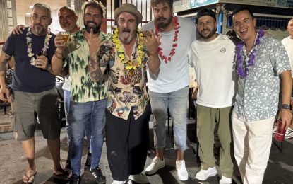 Animada Fiesta Ibicenca en Puente Mayorga