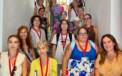 Visita del alumnado del programa de formación turística al CAC de San Roque