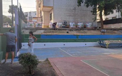Visita a los trabajos de mantenimiento en el CEIP Maestro Apolinar