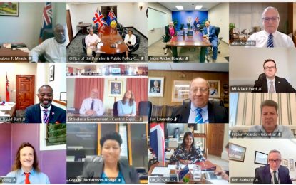  El Ministro Principal da la bienvenida a la nueva Ministra británica para los Territorios de Ultramar