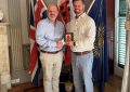 Su Excelencia el Alcalde de Gibraltar recibió una visita de cortesía informal del Honorable Alcalde de Hamilton, Bermudas.